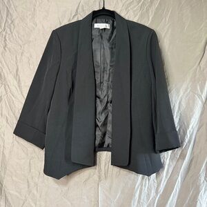 Black Women's Blazer by Kasper Size 12 Vintage Career Professional